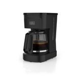 Cafetera Black+Decker-12 Tazas-sistema Vortex-boton Encendido y Apagado-negra