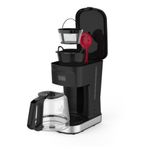 Cafetera Black+Decker-12 Tazas-sistema Vortex-boton Encendido y Apagado-negra...