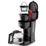 Cafetera Black+Decker-12 Tazas-sistema Goteo-boton Encendido y Apagado-negra