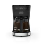 Cafetera Black+Decker-12 Tazas-selector de Intensidad Controles Programables ...