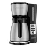 Cafetera Black+Decker 12 Tazas Programable Termica Digital con Jarra de Acero...