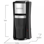 Cafetera Black+Decker 1 tazas con Filtro y Jarra Antiadherente