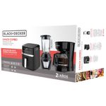 Combo Black+Decker Cafetera Cm0915bk Licuadora Bl08761bdla Freidora Afbd62-1bdla