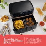 Freidora de Aire Black+Decker Dual- 9lts - 2 Cestas- Funciones Preprogramadas...