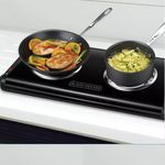 Hornilla Electrica Black+Decker Dual 1500w Negro