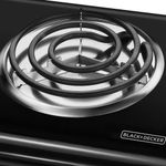 Hornilla Electrica Black+Decker Individual 1000w Negro