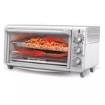 Horno Tostador Airfryer 5 en 1 Black+Decker 8 Rebanadas 1500w Acero Inox..