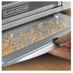 Horno Tostador Airfryer 5 en 1 Black+Decker 8 Rebanadas 1500w Acero Inox..