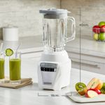 Licuadora Black+Decker Ice Crush 8 Vel. 700w Jarra Vidrio 1.25lts Blanca