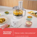 Procesador de Alimentos Black+Decker 850w 8tazas Perilla Pulso Blanco