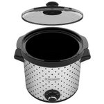 Olla de Coccion Lenta Black+Decker Capacidad 4lts 3 Ajustes 200w Perrilla Tap...