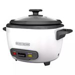 Olla Arrocera Black+Decker 1,5 tazas Crudas 3 tazas Cocidas Multiusos Blanca