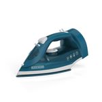 Plancha de Ropa Black+Decker- 1200w Liviana Cable Retractil Suela Ceramica Azul