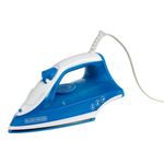 Plancha de Ropa Black+Decker- 1200w-antihaderente-auto Clean Suela Ceramica Azul