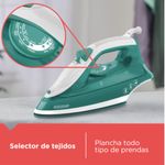 Plancha de Ropa Black+Decker- 1200w-antihaderente-auto Clean Suela Ceramica V...