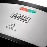 Sandwhichera Black+Decker Panini 700w 2 Panes Negra