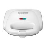 Sandwhichera Black Decker2 Panes 700w Blanca