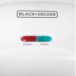 Sandwhichera Black Decker2 Panes 700w Blanca