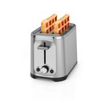 Tostadora Black+Decker 2 Rebanadas 7 Niveles Acero Inox..