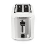 Tostadora Black+Decker 2 Rebanadas 750w 7 Niveles Blanca