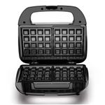 Waflera Black+Decker Divisor de 4 Secciones 760w Antiadherente Negra