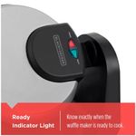 Waflera Giratoria Black+Decker Estilo Belga Divisor de 4 Secciones Antiadhere...