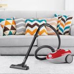 Aspiradora Black+Decker 1800w 3lt Bolsa de Tela Rojo