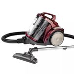 Aspiradora Black+Decker 2200w 4.5lts Colector de Polvo HEPA Filtro Color Vino