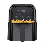 Freidora de Aire Turbofry Chefman 5.5lts 1500w Pantalla Touch-indicador Shake...