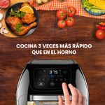 Freidora de Aire Chefman con Horno 10lts Pantalla Touch 1700w Apagado Aut. Negro