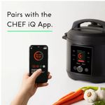 Olla Smartcooker Multifuncion Presion Chefman ChefIQ 5.67 LTS 1000 Watts BT W...