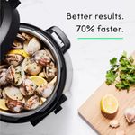 Olla Smartcooker Multifuncion Presion Chefman ChefIQ 5.67 LTS 1000 Watts BT W...