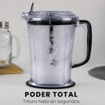 Licuadora Todo en 1 Chefman 400w Dos Vasos Cuchillas Cuadruples con Tapa Negro