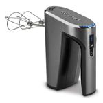 Batidora de Mano Cuisinart Inalambrico 5 Vel. LED Recargable USB Acero Inox..