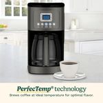 Cafetera Cuisinart Programable Hasta 24h Antes-lcd-jarra 14tz Apagado Autom. ...