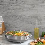 Sarten Electrico Cuisinart 1500w Antiadherente Acero Inox.. Ctrl Temperatura ...