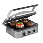 Sandwhichera Cuisinart Electrico Acero Inoxidable Antiadherente