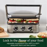 Sandwhichera Cuisinart Electrico Acero Inoxidable Antiadherente