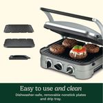 Sandwhichera Cuisinart Electrico Acero Inoxidable Antiadherente