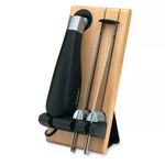 Cuchillo Electrico Cuisinart Bloque de Madera4 Piezas Acero Inox.