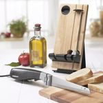 Cuchillo Electrico Cuisinart Bloque de Madera4 Piezas Acero Inox.