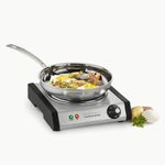 Hornilla Electrica Cuisinart 1 Quemador de Hierro Fundido 1300 Watts Perilla ...