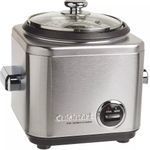 Olla Arrocera Cuisinart 2 en 1 4 tazas Acabado en Acero Inox.. Tapa Vidrio Do...