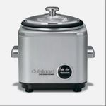 Olla Arrocera Cuisinart 2 en 1 4 tazas Acabado en Acero Inox.. Tapa Vidrio Do...