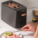 Tostadora Cuisinart Soho-2 Rebanadas-900w-7 Sombras-2 Funciones Negro