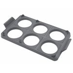 Bandeja de Anillo Cuisinart 14.5x9pulg. para Huevos 7pcs Silicona Gris