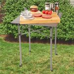 Mesa de Preparacion Cuisinart Plegable Aluminio Incl. Bolsa Viajera
