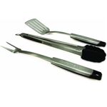 Set Herramientas Cuisinart 3pcs para Parrilla Acero Inox..