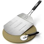 Set Herramientas Cuisinart para Pizza 3pcs para Parrilla Acero Inox..