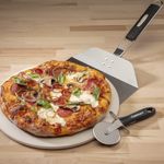 Set Herramientas Cuisinart para Pizza 3pcs para Parrilla Acero Inox..